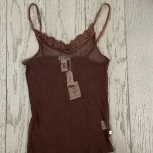 VINTAGE Hollister Lace Tank Cami Cami Tank Top Strappy new rare Y2K